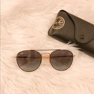 Ray Ban Highstreet Sunglasses - Grey Gradient